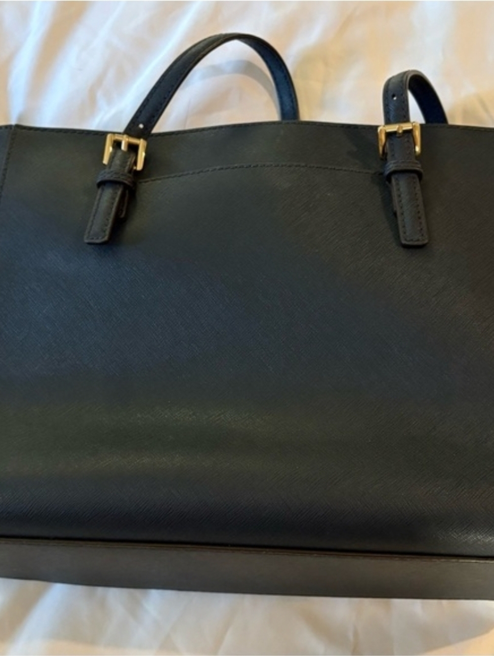 Michael Kors Navy Dark Blue Tote Bag - Picture 2 of 4